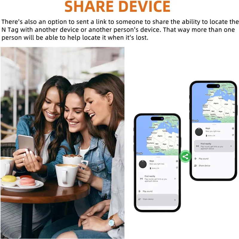 Immagine 6: Tag Air Tracker Localizzatore Bluetooth Localizzatore di etichette intelligenti Dispositivo di localizzazione Il ricerca di oggetti Funziona con IOS Trova il mio o Android Trova il mio hub