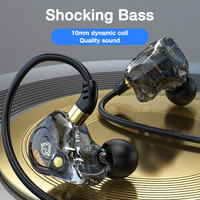 EARDECO Quality Wired Earphone with Mic Bass Wired Headphones Sport In Ear Stereo Headphone Headset Earbuds Hifi Phone Earphones
