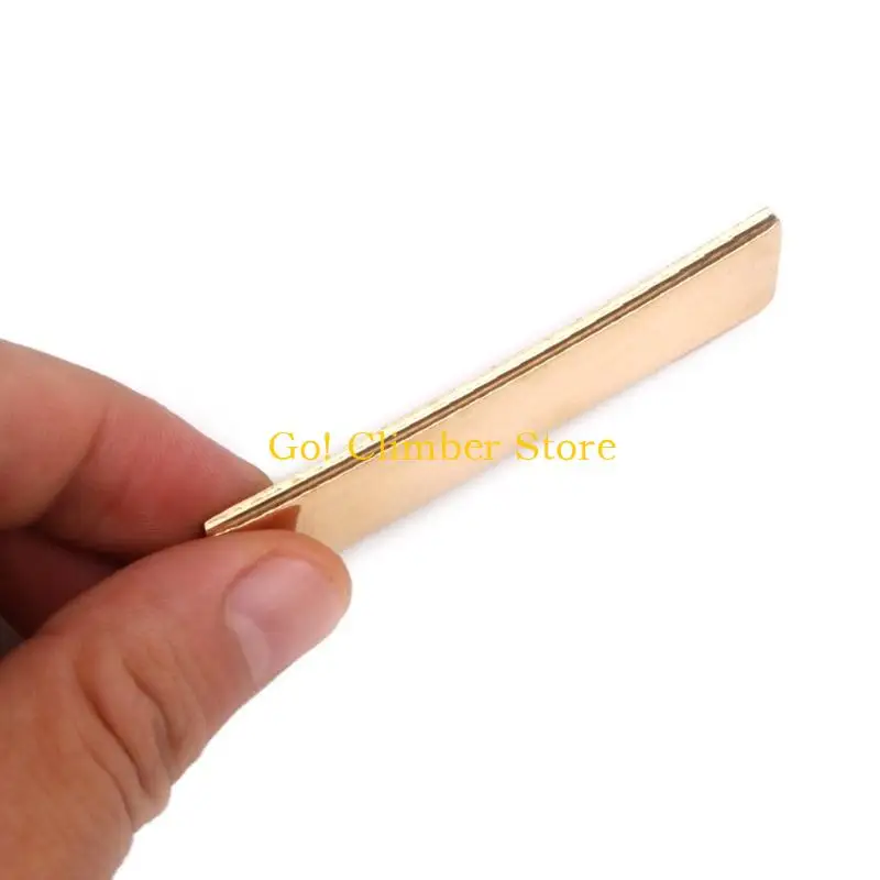 Q84C الجيتار باس الأصابع الحنق ضغط Caul & Brass Radian FRET إدراج مع #3