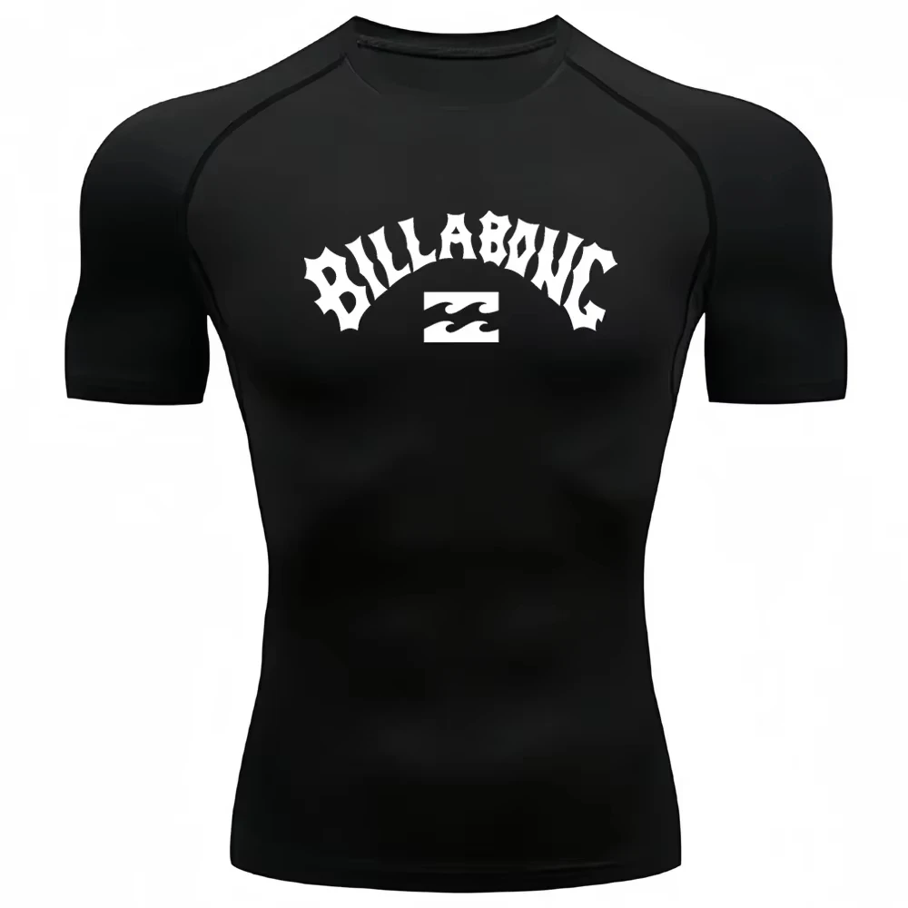 Schnell trocknende Kompressions-Shirts für Herren, sportliche Workout-Rashguard-Tops ZY00154
