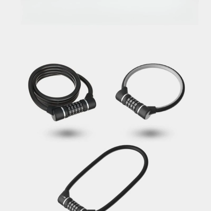 Cable memory combination lock, mountain bike anti-theft portable car lock