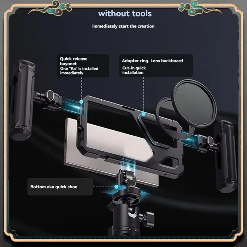 

Быстроразъемный адаптер ASMA-H11 для штативов, стабилизаторов карданного подвеса, ползунки, оборудование с головками штатива для 4609