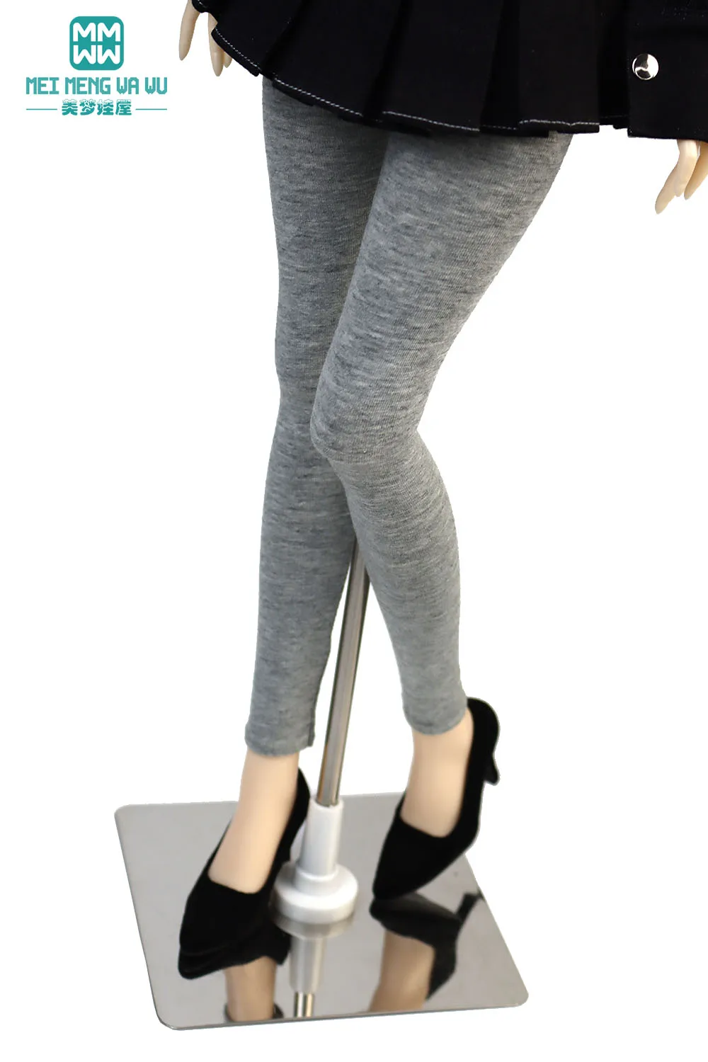 Fit 1/3 1/4 BJD Doll Clothes DD SD Toy Ball Joint Doll Accessories Fashion Leggings Black Gray White Trousers Girls Gift