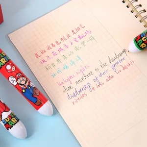 36 Super Mario Zeichnungen 10 Farben niedliche Cartoon Belligraphic Stift Gel Stiftstudent stapnabel 9 Hauptverkauf Großhandel stapellieren sich - №8