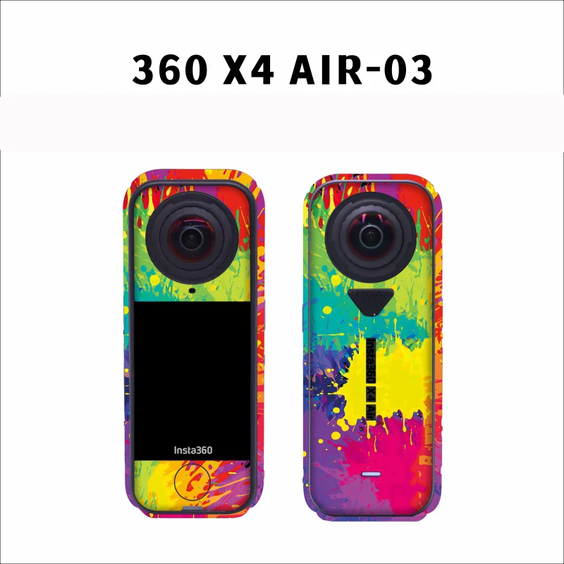 Naklejki na kamerę Insta360 X4 Air, folia ochronna przeciw zarysowaniom, naklejki dekoracyjne, personalizowane akcesoria do kamer Insta 360 x4air — zdjęcie produktu 7