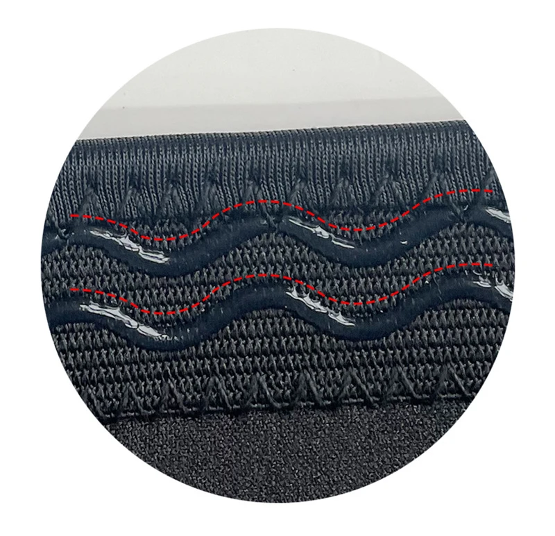 XL-8XL Große Sport-Kniebandage mit verstellbarem Riemen, Silikon-Feder-Kniestütze, Patella-Schutz, Knieschoner zum Laufen, Wandern – Detail 8