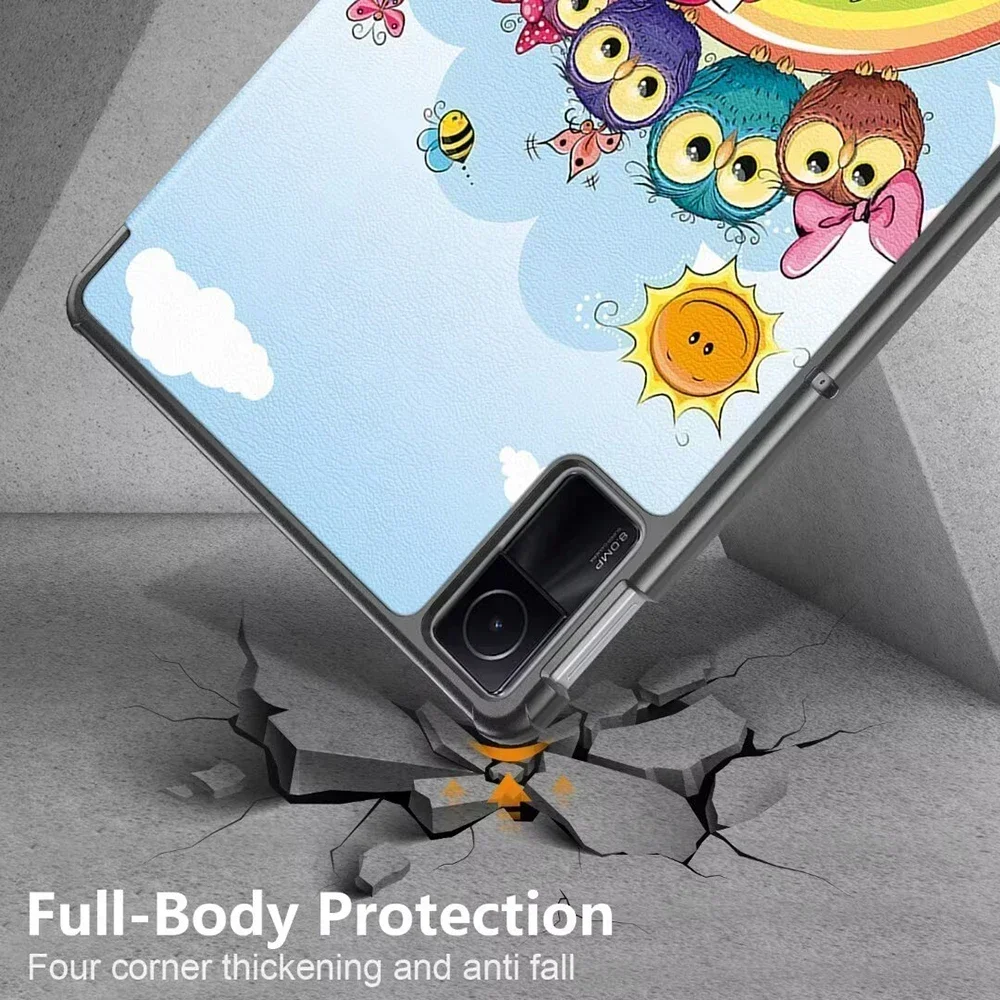 Funda para Xiaomi Redmi Pad SE 11 "Redmi Pad 10,61" Funda con soporte abatible Funda inteligente para Xiaomi Pad5 Pad6 Funda para tableta Auto Sleep/Wake