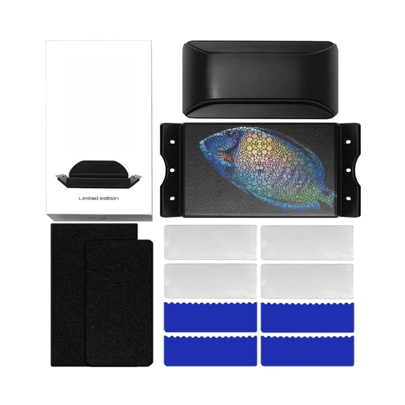 Limited Edition Glass Acrylic Fish Tank 2-in-1 Floating Magnetic Aquarium Algae Cleaner