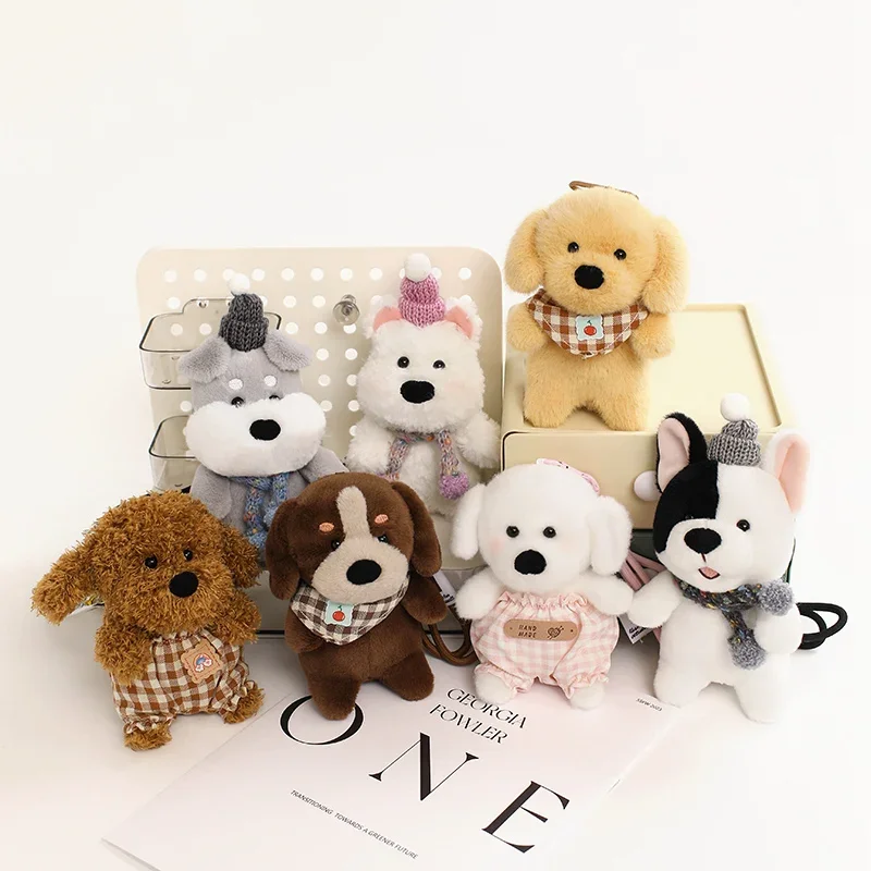 brinquedos-de-pelucia-de-animais-de-estimacao-vestidos-mini-poodle-schnauzer-bichon-dachshund-bulldog-pingentes-fofos-para-chaveiros-e-decoracao-de-bolsas-presente-infantil