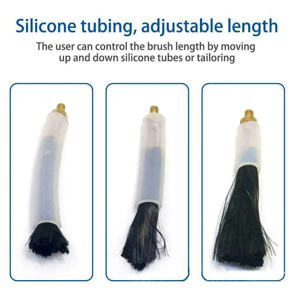 Pickling Brush Tig Wig Mig Brush M6/M8/M10 Carbon Fibre Polish Welding Brush Cleaning Weld Weldseam Cleaner Tools Accessories