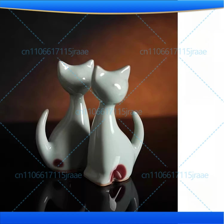 

Печь зачёрнила! (или: Печь зачёрнила собой!) Сердце связано с кошкой! Ручная работа, фарфоровое украшение из джунского фарфора