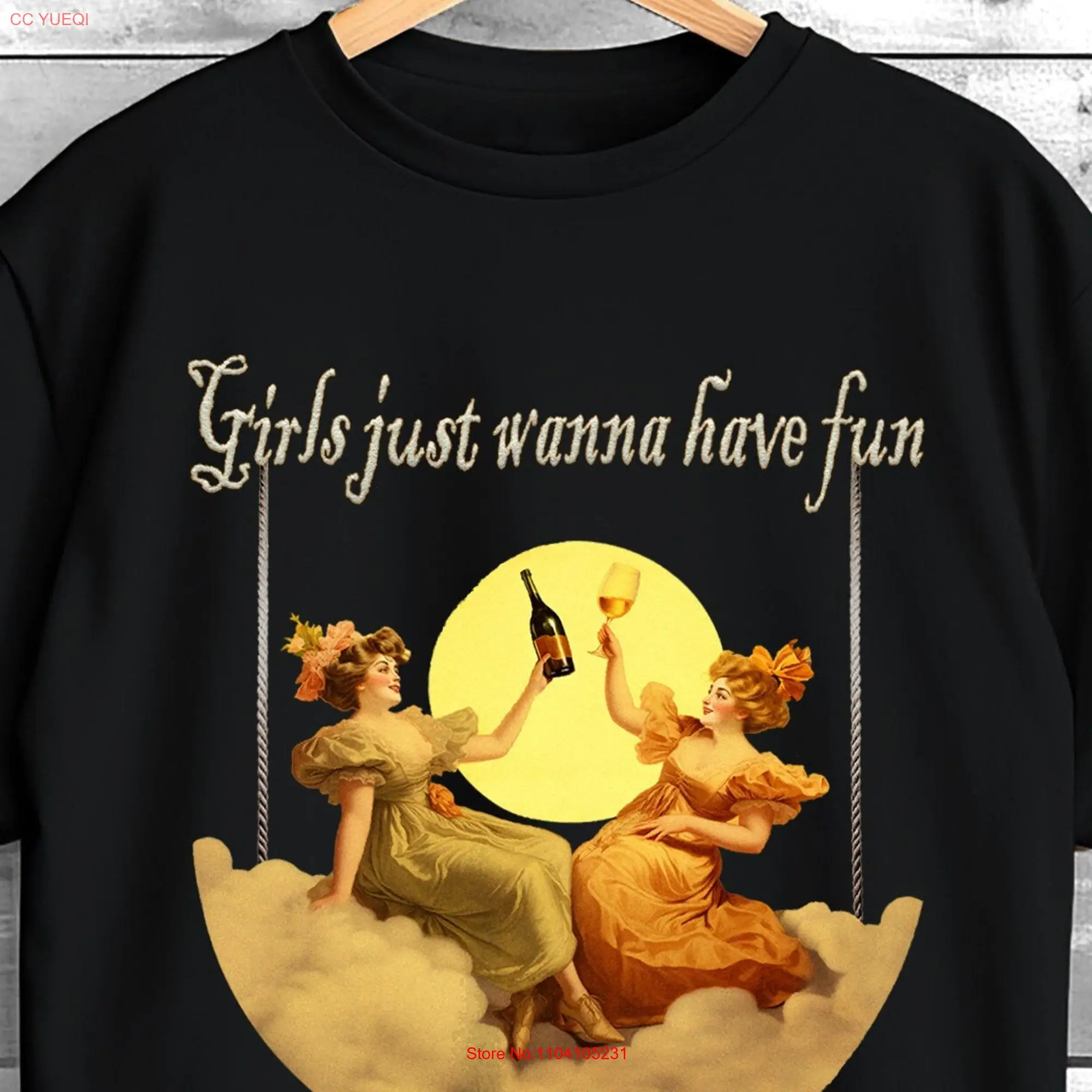 Girls just wanna have fun trip shirt Cute for friends weekend vacation Best T Funny gift long or short sleeves