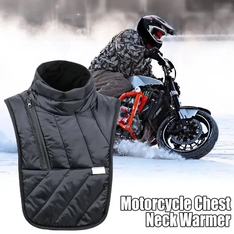 

Motorcycle Scarf Motorcyclist Rider EV Chest Neck Protector Collar Universal Windproof Warmer Scarf Bib Motorcycle Accessories