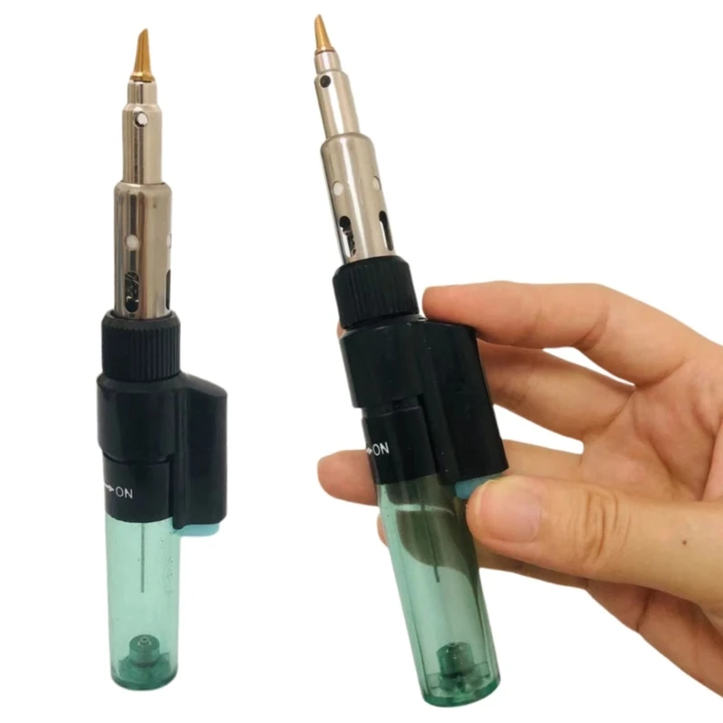 X37E Soldering Iron Pen Type Cordless Gas Soldering Iron Adjustable Temperature Solder Iron Pen for Outdoor Use