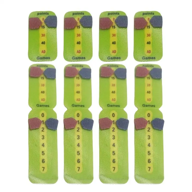 Tennis Score Keeper For Racket Pickleball Score Keeper Paddle Tear Easily Without Glue Tennis Match Scoreboard  ﻿