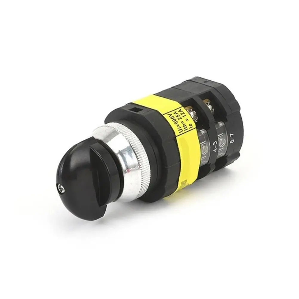 Electrical Changeover Switch 3 Position 2 Pole AC380V DC220V 500V Insulation Voltage for Milling Machine Setup