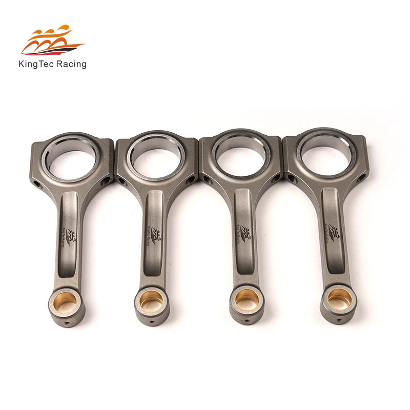 KTC Racing 1NZ Forged 4340 Steel I beam Connecting Rod 4032 Aluminum Piston Kit for Toyota 1NZ-FE Upgrade with ARP bolts