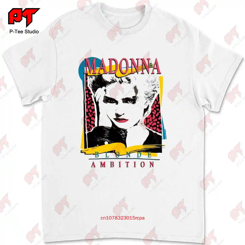 Madonna Blonde Ambition T Shirt White Reprint All Size Bc548 C4OA