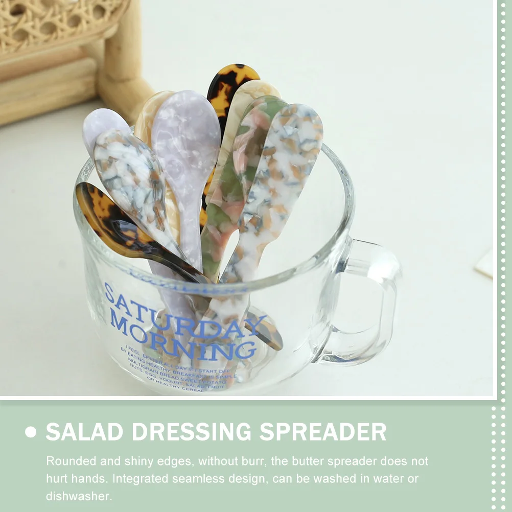 

Portable Jam Spatula Cheese Spreader Household Butter Plastic Salad Dressing Bakery Tool Wear resistant Ergonomic Smooth Surface