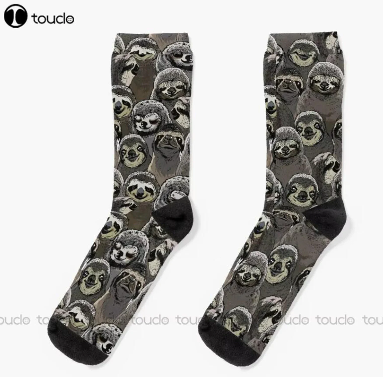 Social Sloths Socks Soft Socks Christmas New Year Thanksgiving Day Gift