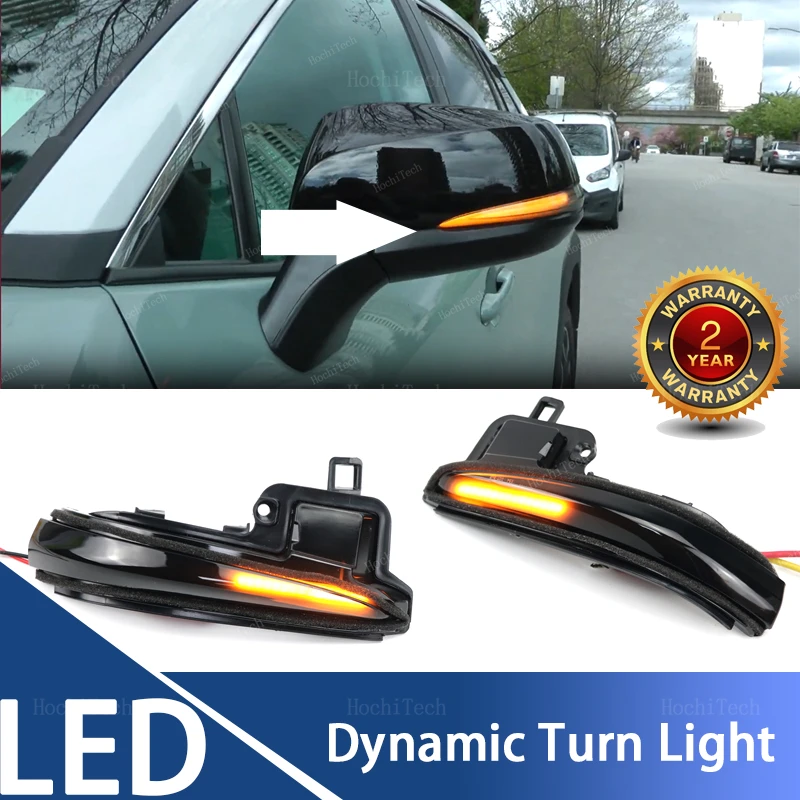 Dynamic Turn Signal LED Rearview Mirror Indicator Blinker Repeater for Toyota Tacoma N300 Highlander Alphard Vellfire MK3 RAV4