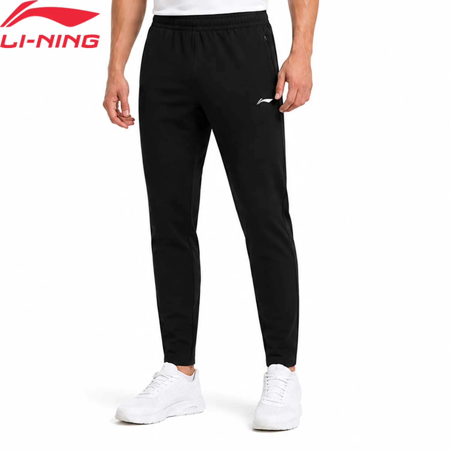 li-ning-men's-training-knit-jogger-pants-3d-fitting-regular-fit-100-polyester-fitness-zippered-pockets-lining-sweatpant-aklw061