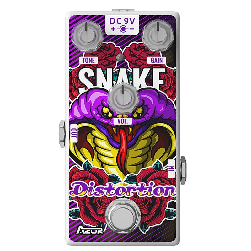 

AZOR Guitar Effect Guitar Pedal Effect Guitar Effect Metal AP-506 12 Zodiac Series Snake Distortion Guitar Accessories