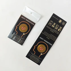 3pcs pack 5G Anti-negative ion EMF mobile phone protection quantum shielding mobile phone radiation sticker