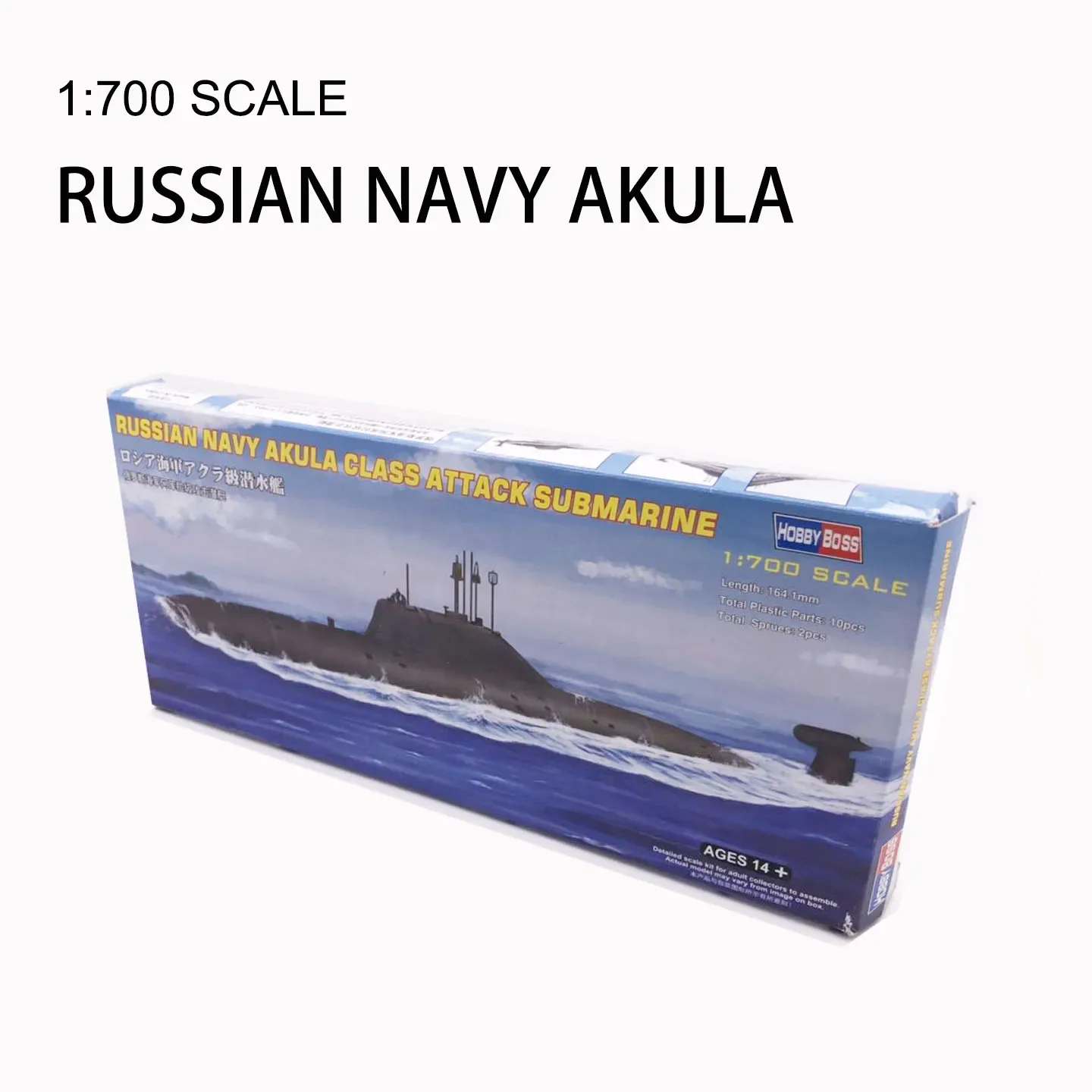 

1:700 Russian Navy Akula Class Attack Submarine Military Assembly Ship Model 87005