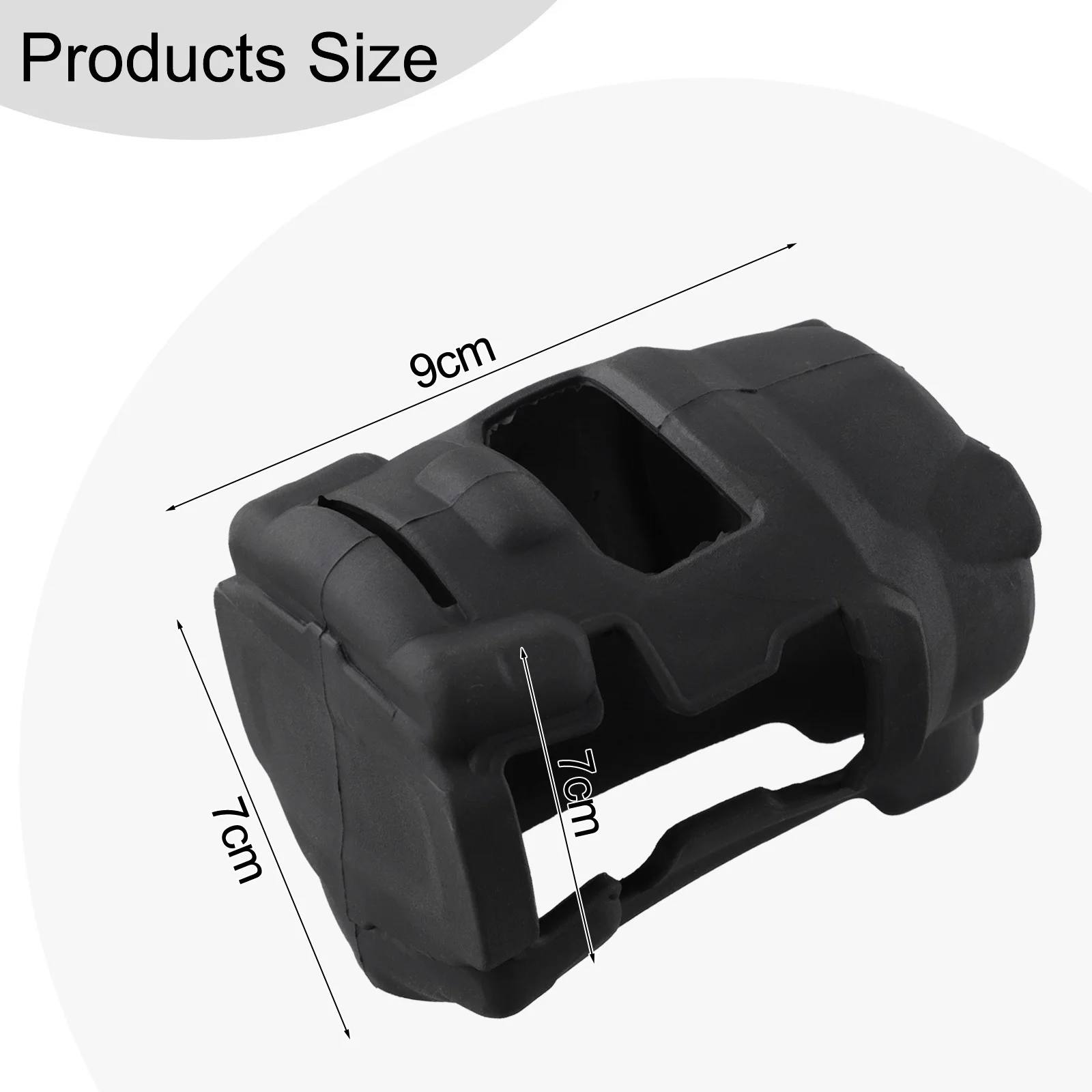 1PCS Protective Boot Rubber Power Tools Replacement Parts Black Wrench Cover PB850-QZ Protective Boots Fits For DCF850 Wrench