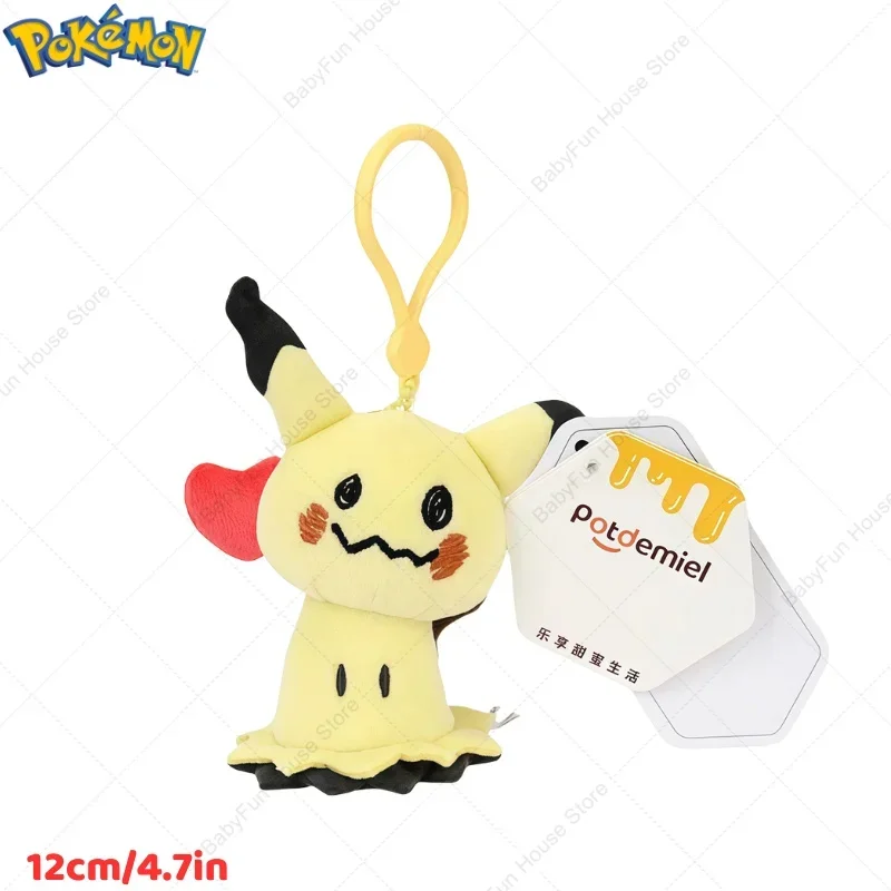 Original Pokemon Mimikyu Gengar Snorlax Umbreon Plüschtier Schlüsselanhänger Kawaii Espeon Jigglypuff Sprigatito Quaxly Peluche Puppen Geschenk