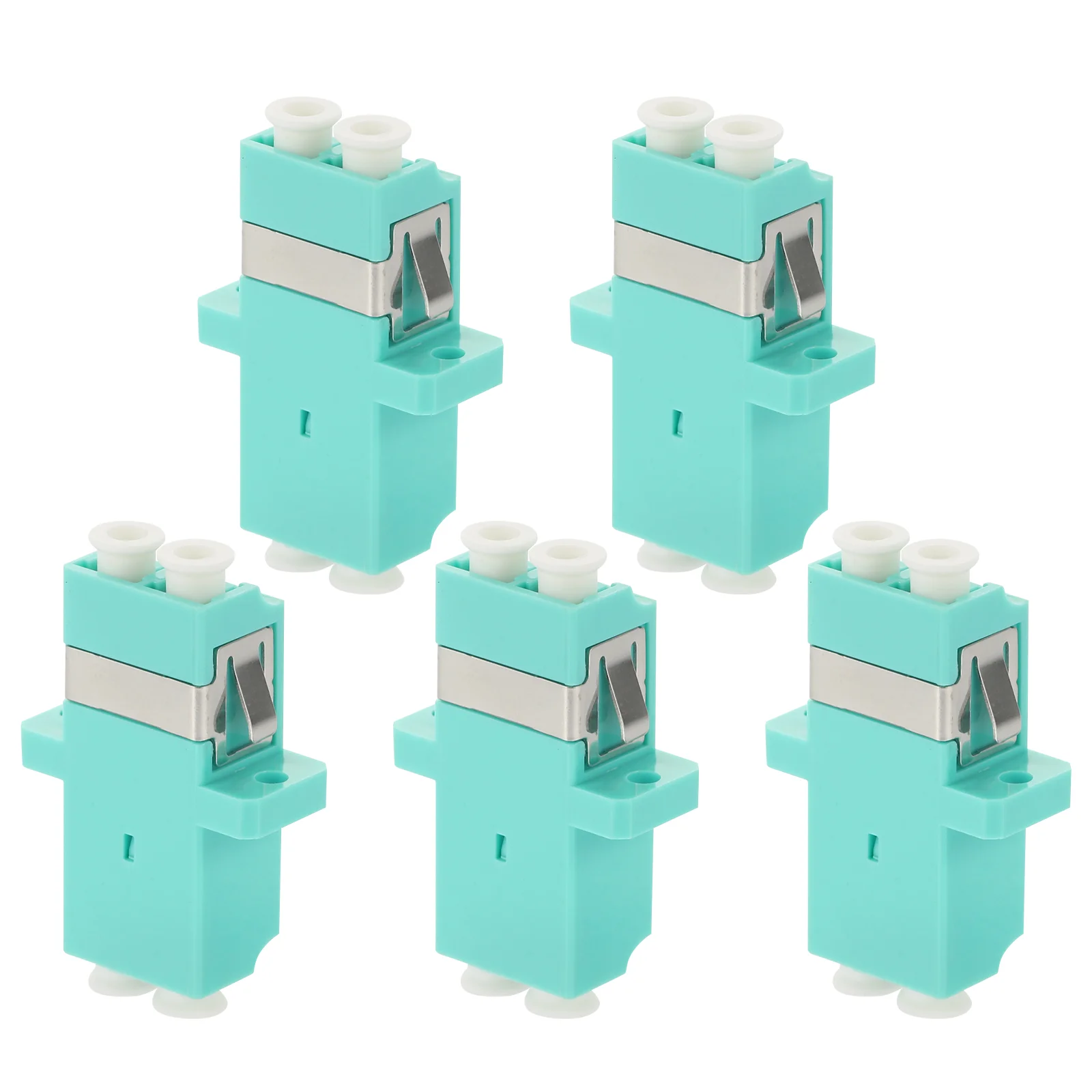 

5 PCS Double Mouth Female to Fiber Coupler Ethernet Extender Adapter Optic Connectors