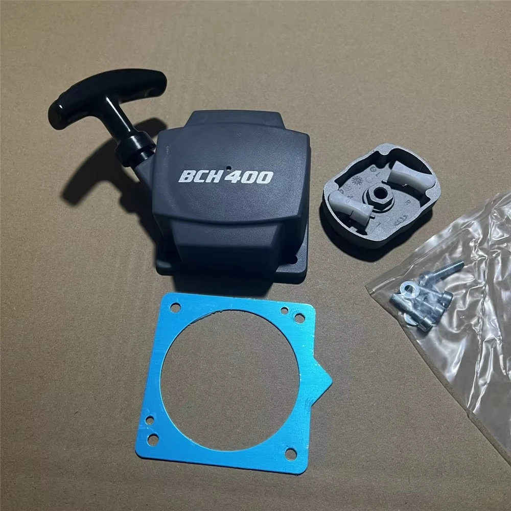 Recoil Starter & Cup & Gasket for Oleo Chainsaw BCH400 BCH 400T Chain Saw Pull Start Cog Claw Emak # 61452042R