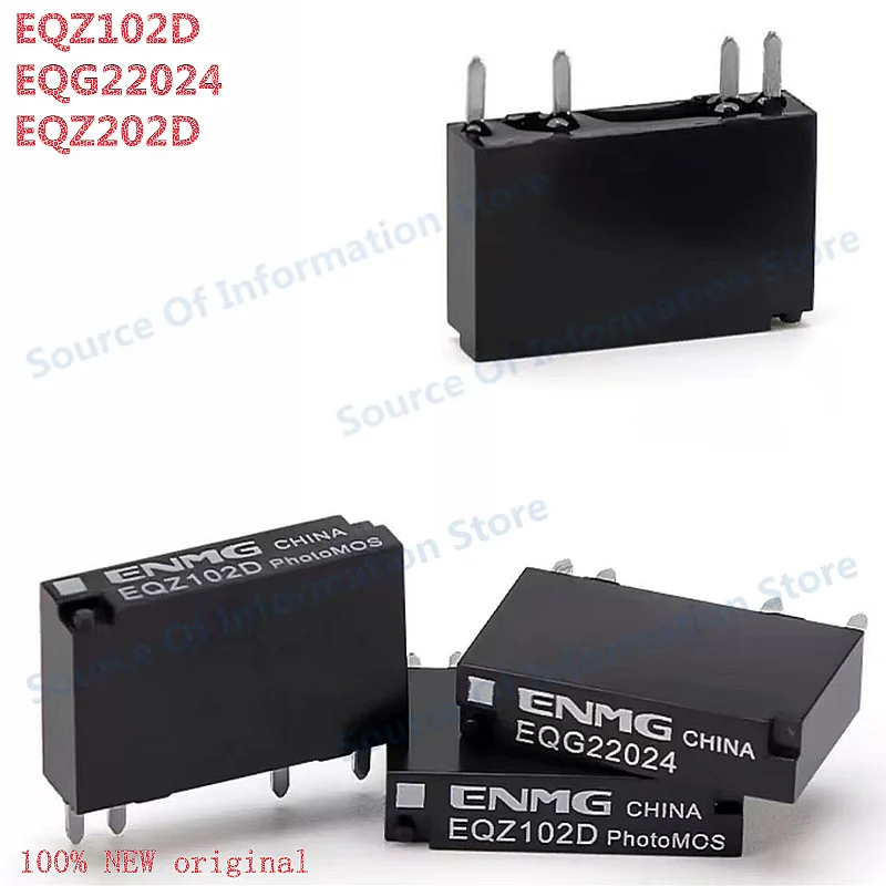5Pcs Compact PCB Solid State Relay 4Pin EQZ102D EQZ202D EQG22024 Durable Electronic Component for Stable Performance