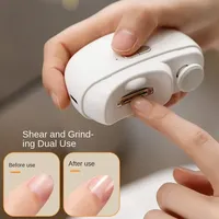 Electric Automatic Nail Clipper with Light Rechargeable Fingernail Trimmer Nail Clipper for Smooth and Safe Manicures