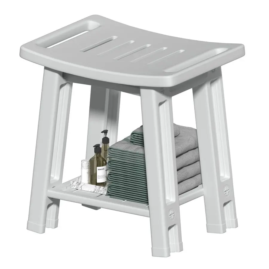 

Стул для душа для установки внутри душевой кабины, выдерживающий нагрузку до 180 кг, с противоскользящими накладками на ножки, сиденье для душа для установки внутри ванны, скамья для ванной комнаты