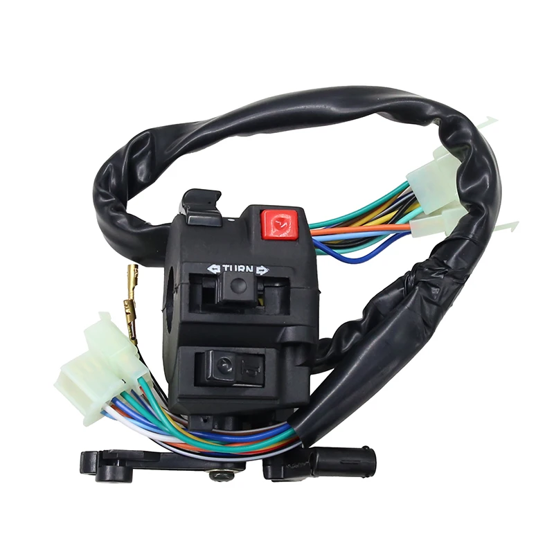 

Motorcycle Electric Start Switch Horn Turn Signals Indicator Switch Far Near Light Button For ATV Etc