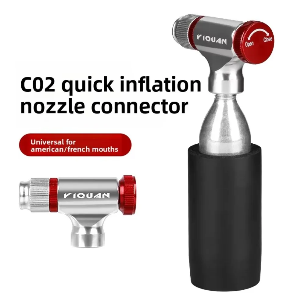 AliExpress NONE CO2 Pump Inflator for Bicycle Bike Pump Tire Tube Mini Hand Pump Aluminum 3/8-24 Screw Thread and 33/25/16/12/8g Gas Cylinder