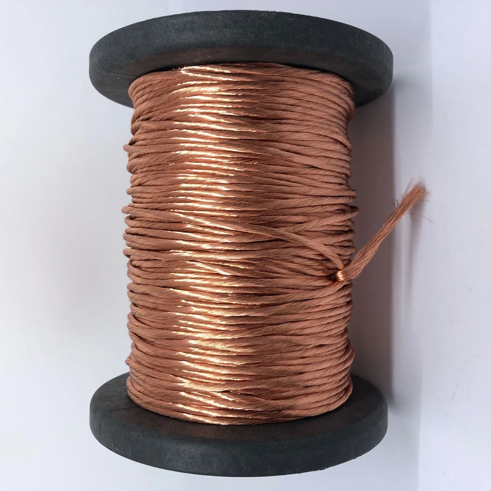 Multi-strand Enameled Wire Stranded High-frequency Copper Wire 0.2mm Multi-strand Litz Cable Transformer Wireless Charging Line