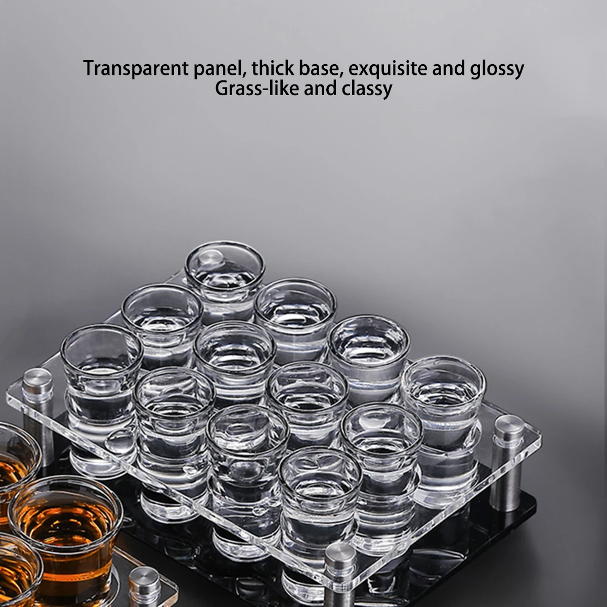 

Multi-holes Glass Holder Cup Rack Barware Accessories Organizer Serving Tray Kitchen Storage For Club Party Bar Ktv Supplies 1PC