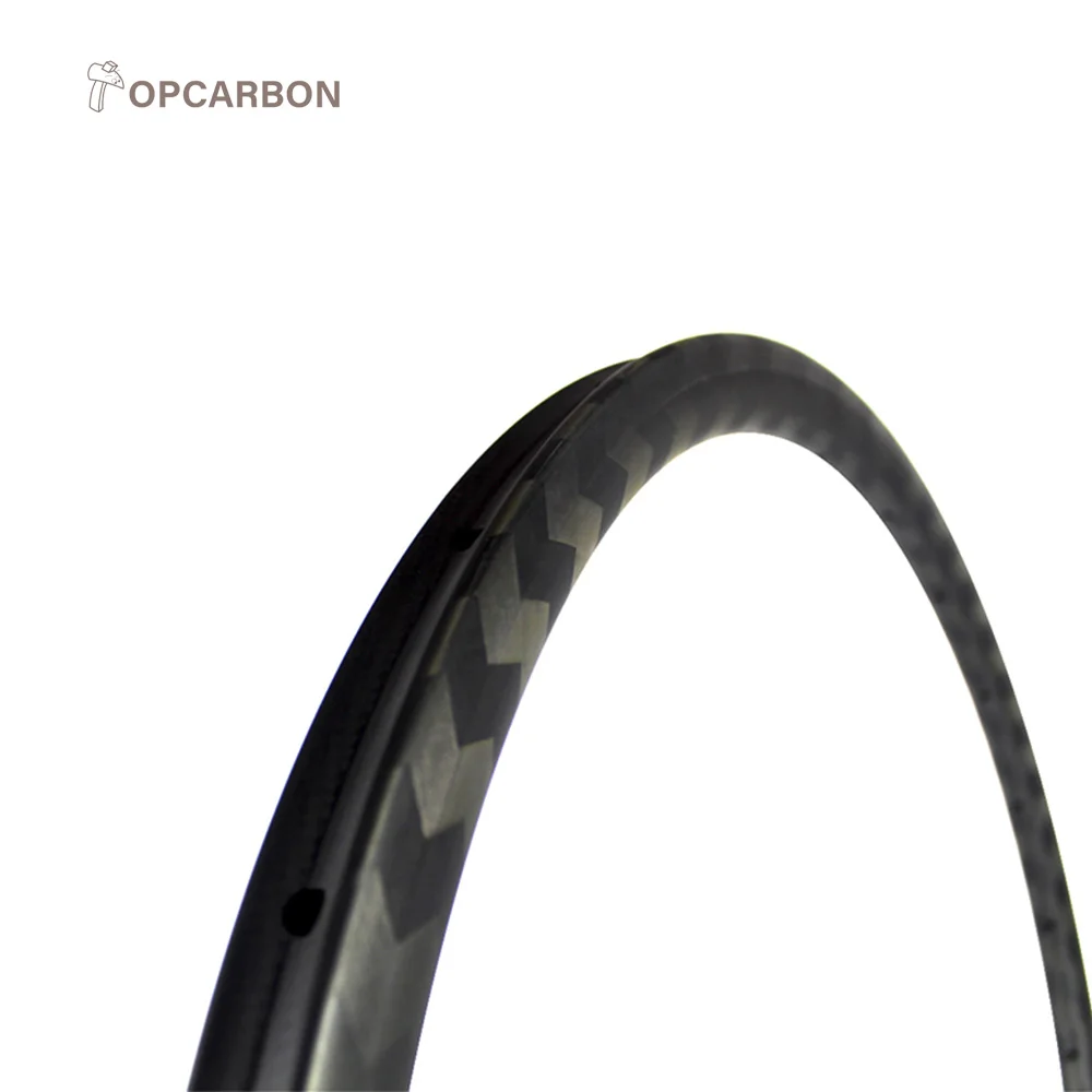 Ultralight 700C Carbon Road Bike Rims Tubeless Carbon 30MM Deep 26MM Width