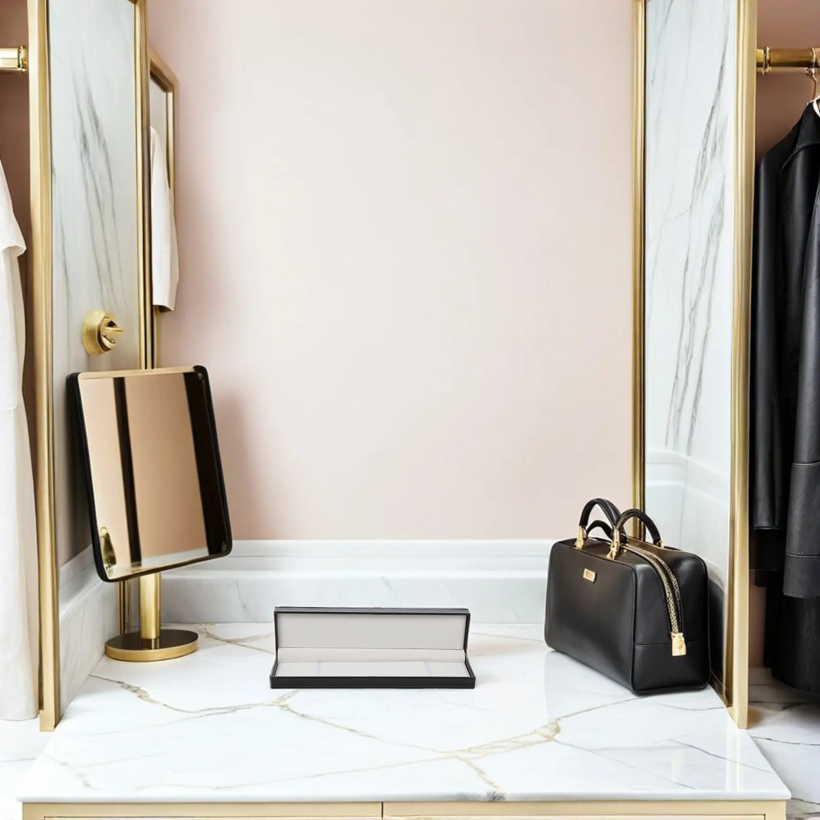 

Набор из 2 шт. футляров для хранения часов с одним слотом, черные, из искусственной кожи, прямоугольные, дорожные шкатулки для украшений, для часов, браслетов, ожерелий