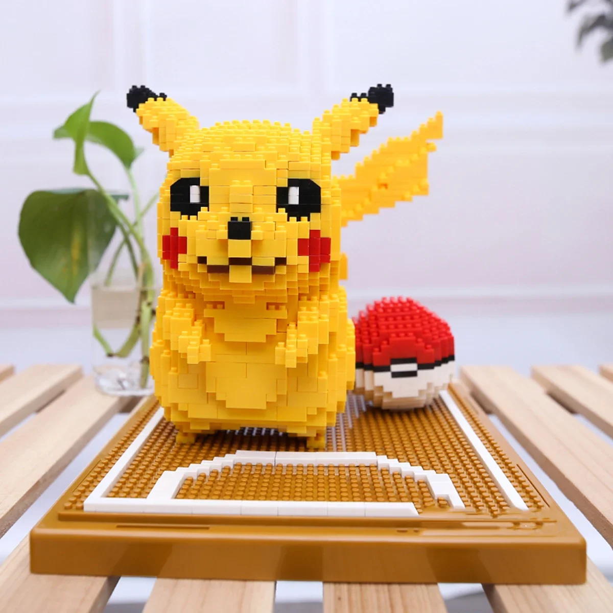 Pokemon Pikachu Micro Building Blocks LNO 157 Poke Ball Giochi Puzzle Modello 3D Mini Mattoni Figura Giocattoli Per Il Regalo Di Natale