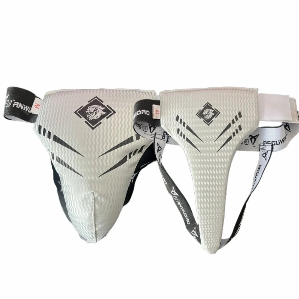Practical PU Leather Groin Cup Polyester Cloth Thickening Crotch Protector Groin Guard