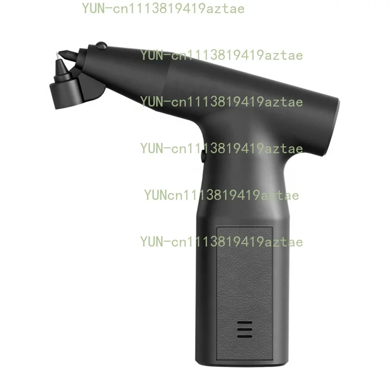 Portable Cordless Electric Spray Gun Built-In Air Compressor Siphon Feed Rechargeable Automatic Air Brush For Paint Polishing