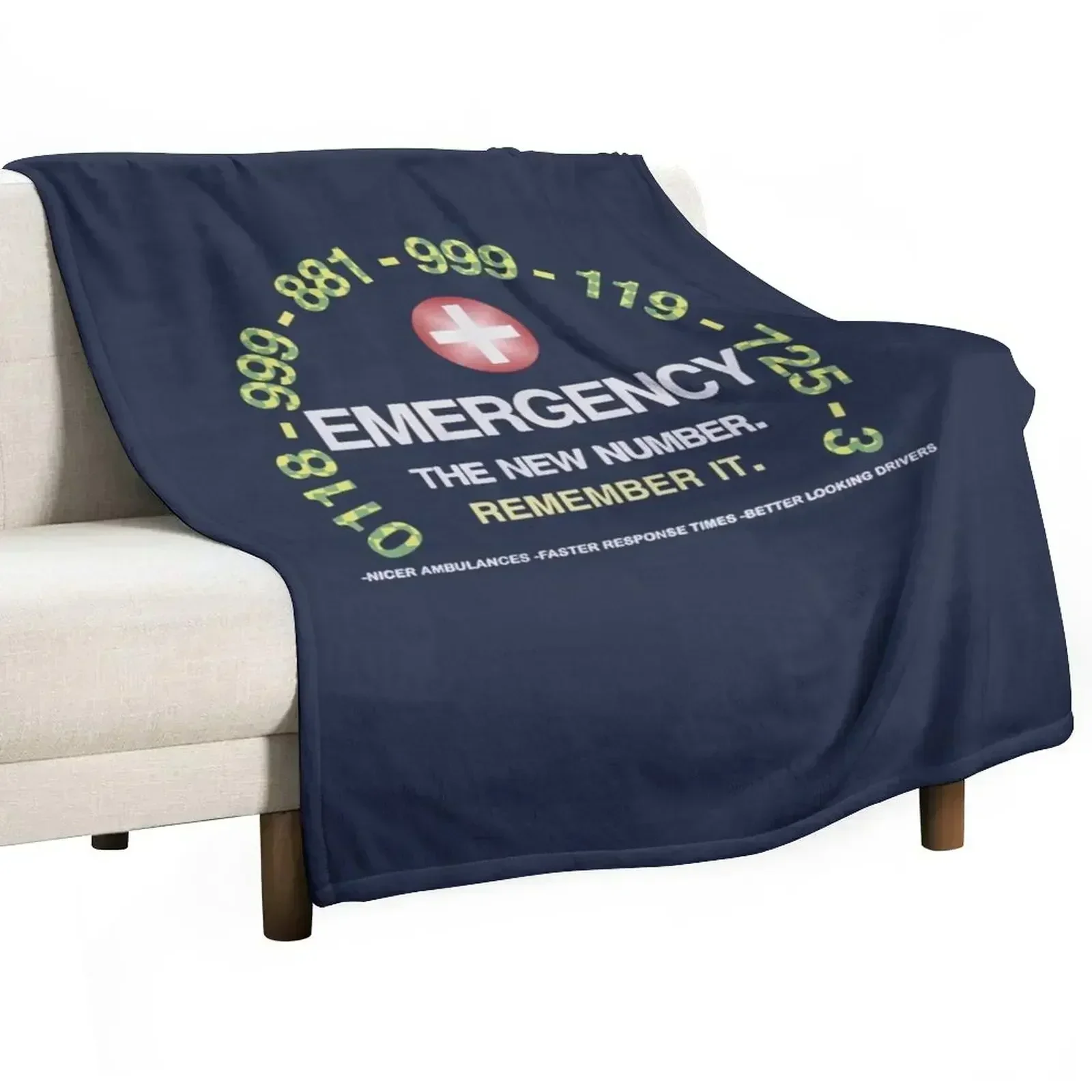 

IT Crowd Inspired Emergency Throw Blanket Bed covers Warm Shaggy Moving Blankets