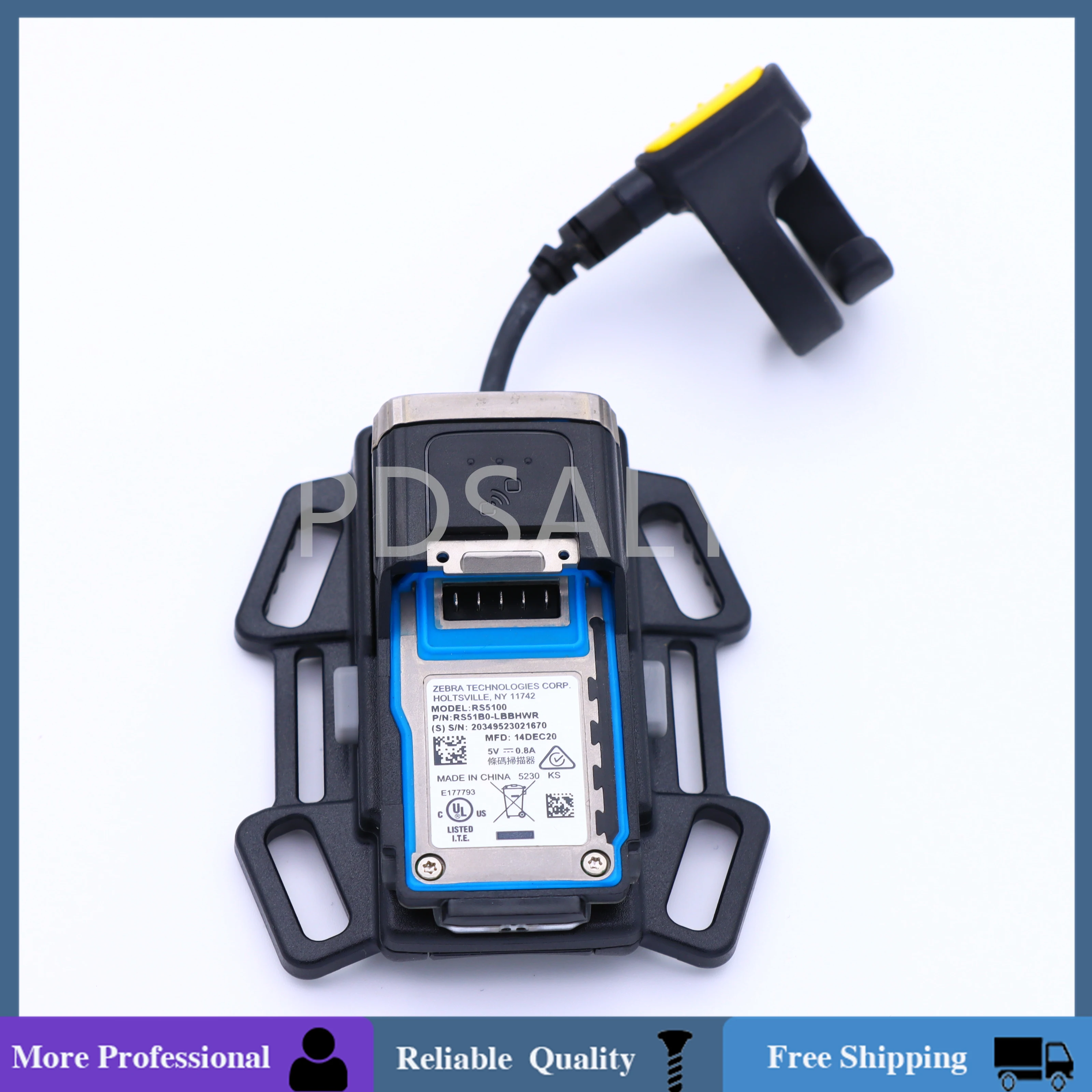 Zebra RS5100 Wearable Ring Barcode Scanner RS51B0-LBBHWR SE4710 Scan Engine With Battery