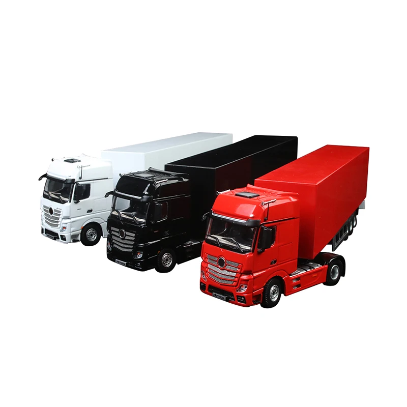 TimeMicro Perka 1:64 Actros Container Truck Simulation alloy Car Model for Collection &Display &Gift