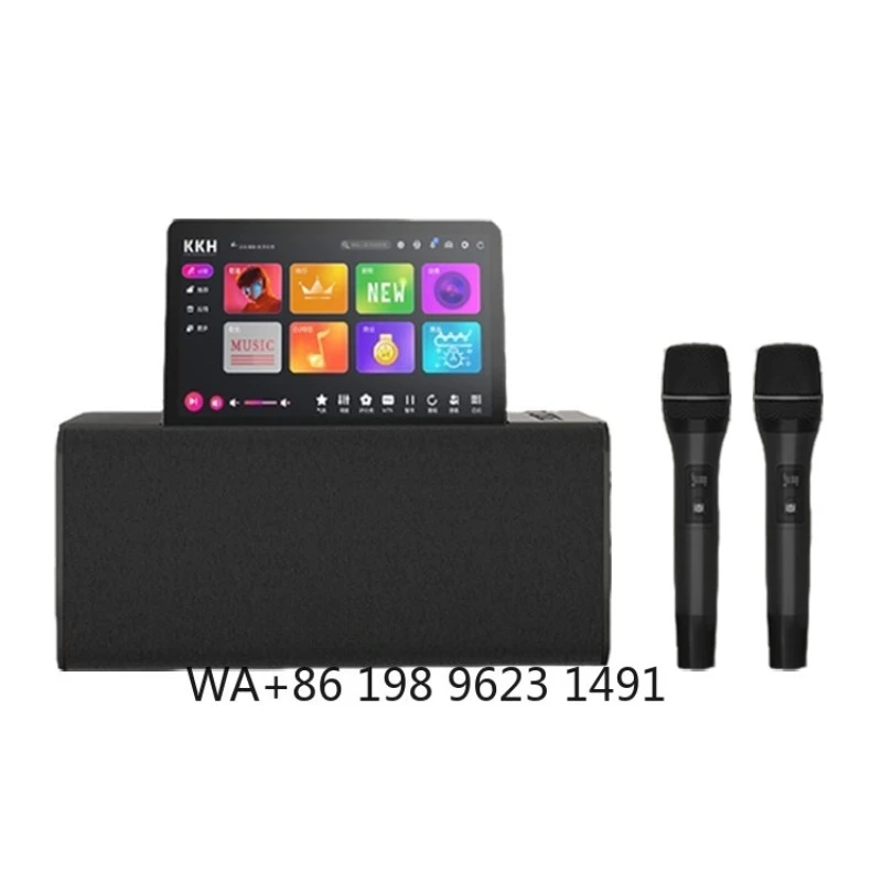 Portable Wireless Karaoke Speaker System High Fidelity Stereo Audio Set for Home Singing Party Entertainment