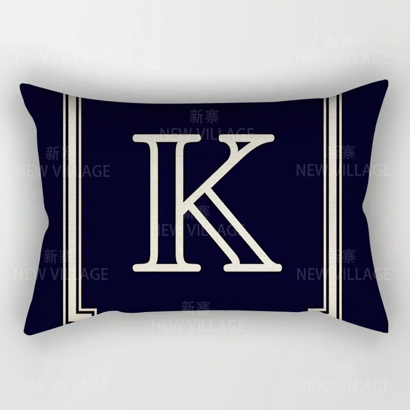 Home Decor 26 Letter Alphabet Pillowcase autumn decoration pillow cushion cover decorations throw pillow covers30*50 40x60 50*70